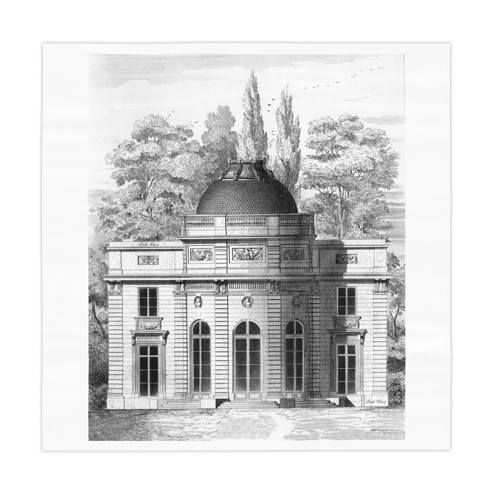 French Chateau v.2 Table Cloth - Table Scapes / Kitchen (1 size)