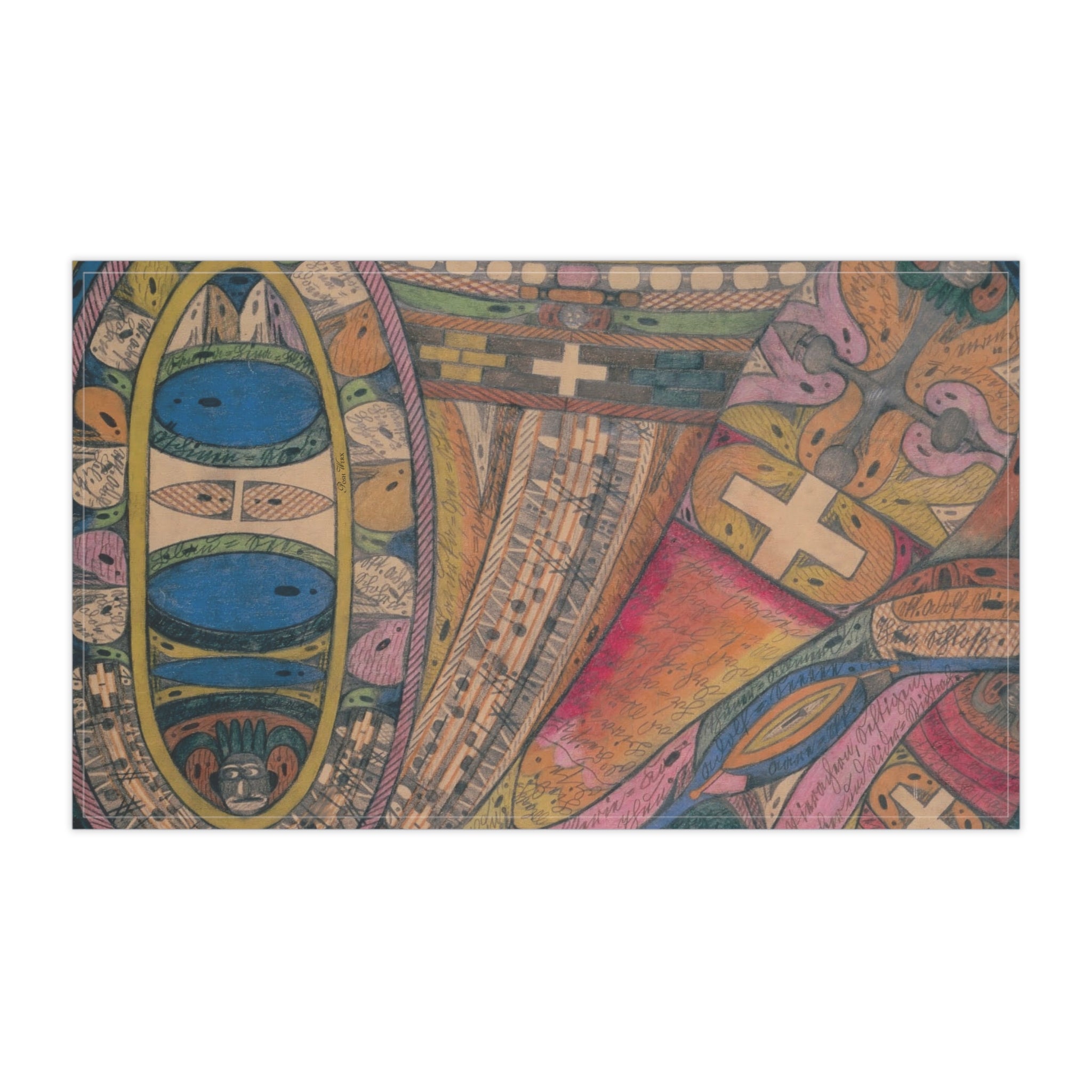 Primitive Tribute 2 Tea Towels  / Kitchen / Barware (cotton, poly)