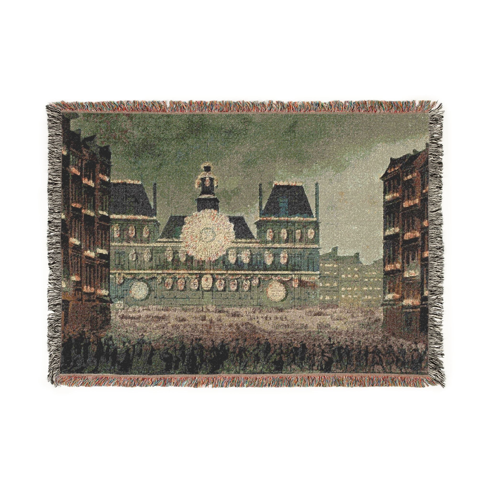 Muse De Orsay Parisian Train Station Tapestry Throw - Woven Blanket, Wall Hanging