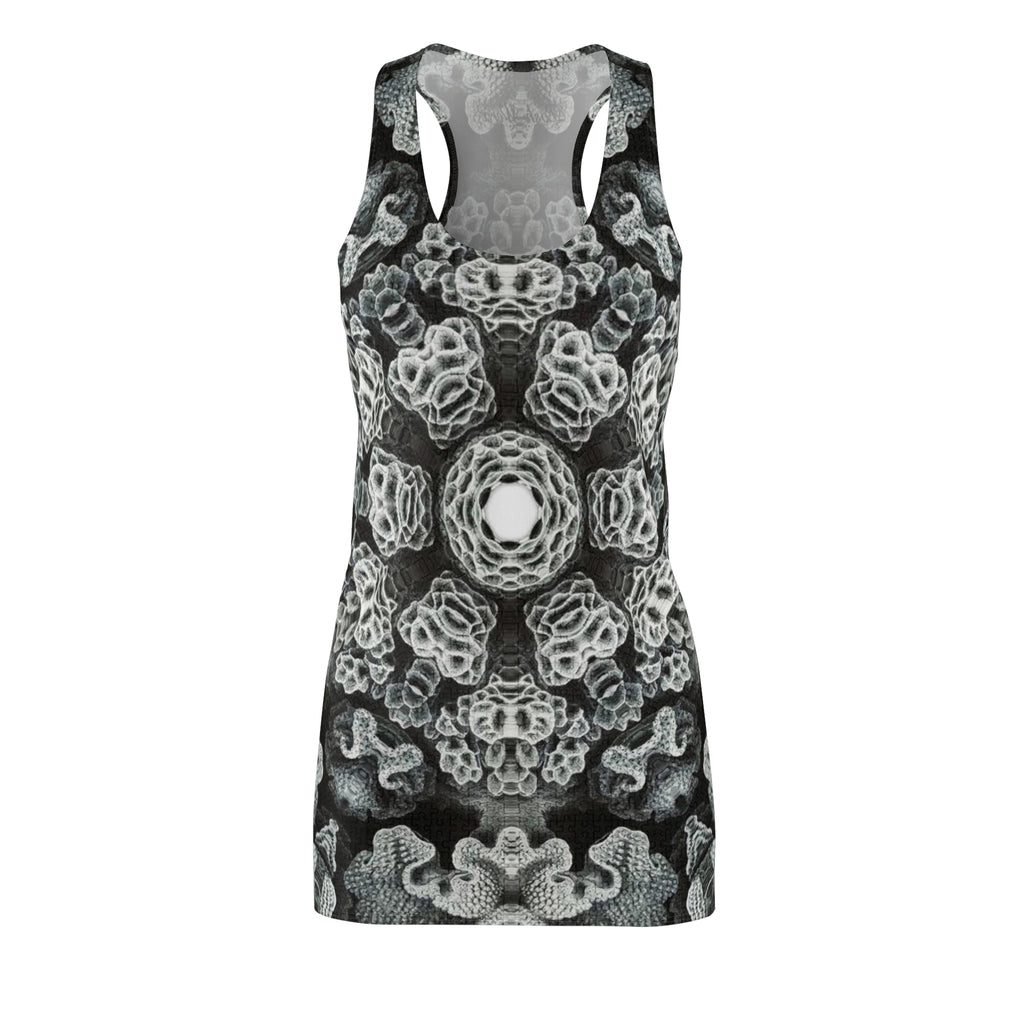 Black & White Coral Women's Racerback Dress (6 variants)