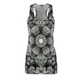 Black & White Coral Women's Racerback Dress (6 variants)
