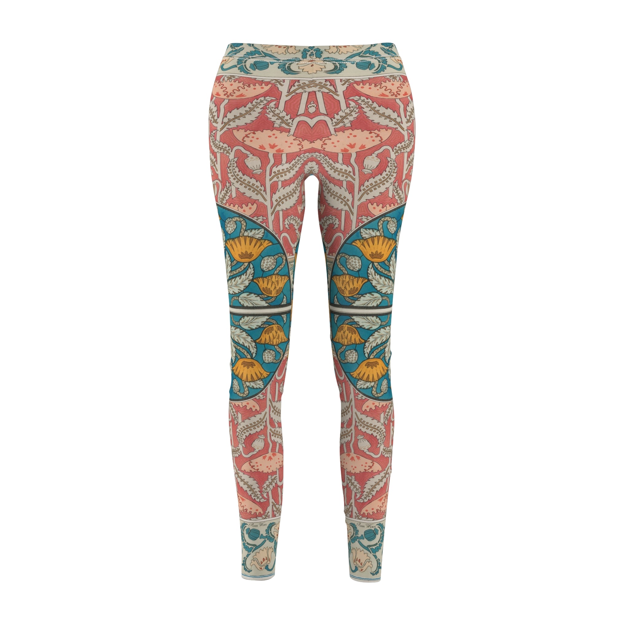 Deco Poppies Women's Casual Leggings / Bottoms (6 sizes)