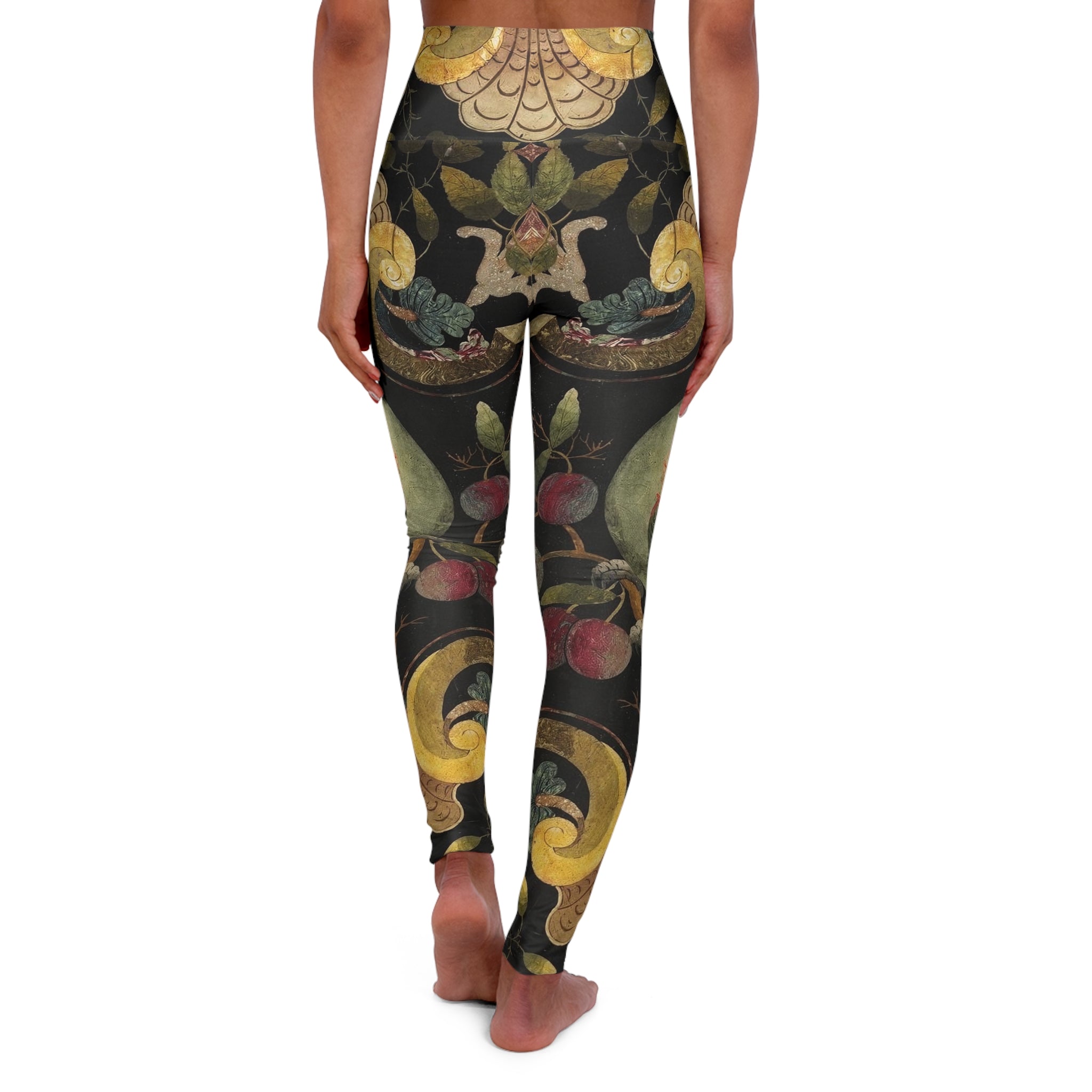 Artistic High Waisted Yoga Leggings | Bottoms (6 sizes)
