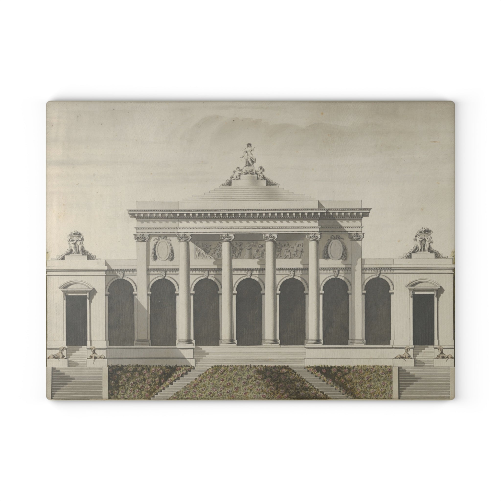 Architectural Glass Cutting Board - Elegant Kitchen Décor (2 sizes)