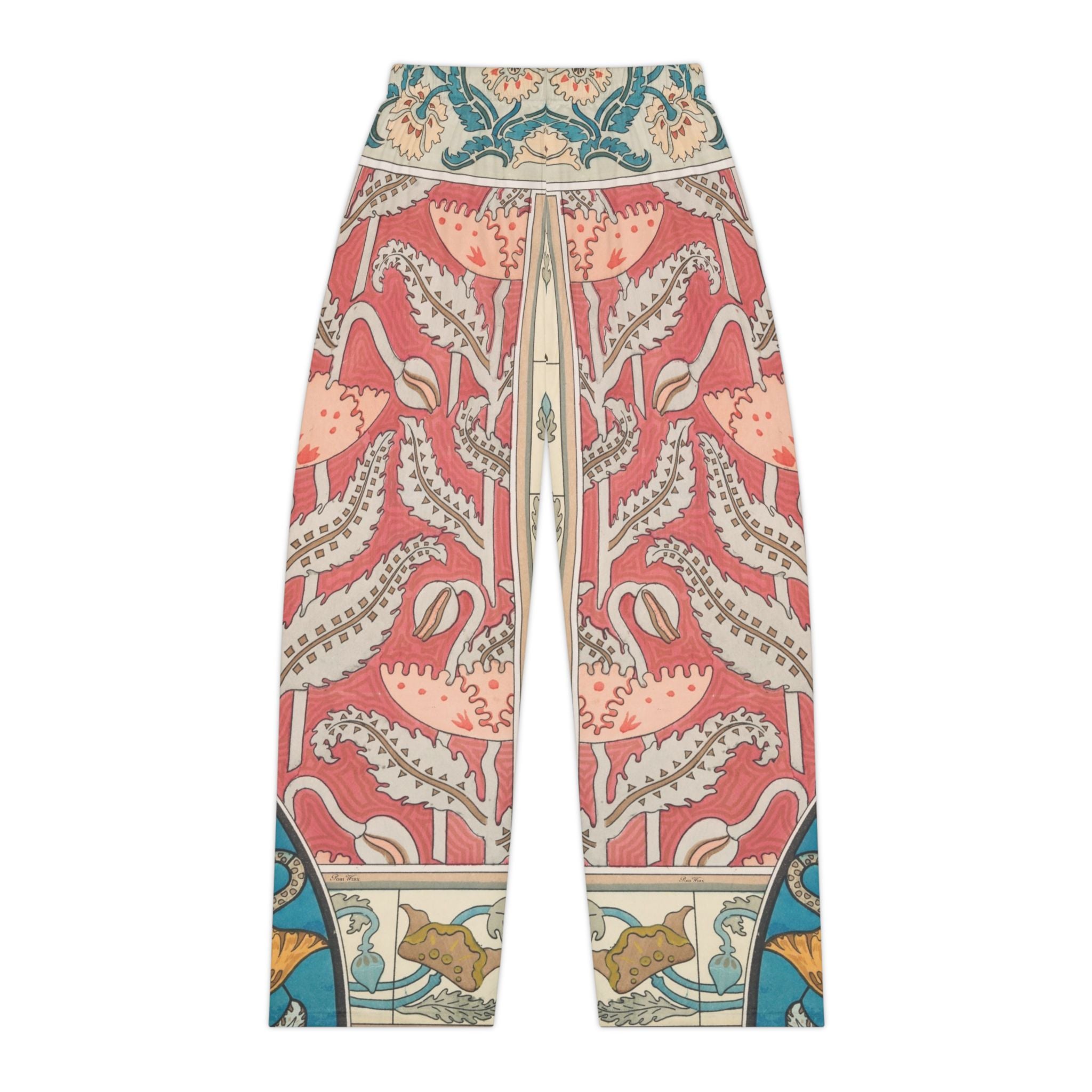 Deco Poppies, Pajama Bottoms, Loungewear Essential (8 sizes)