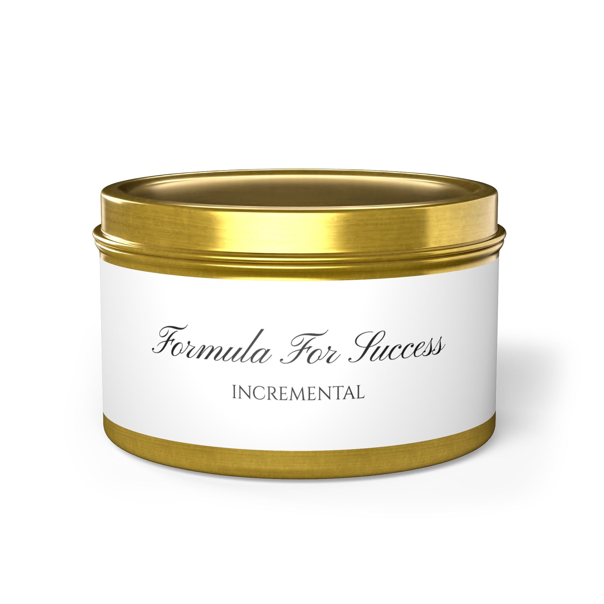 Formula For Success - Incremental: Tin Candle ( 2 sizes, 5 scents )