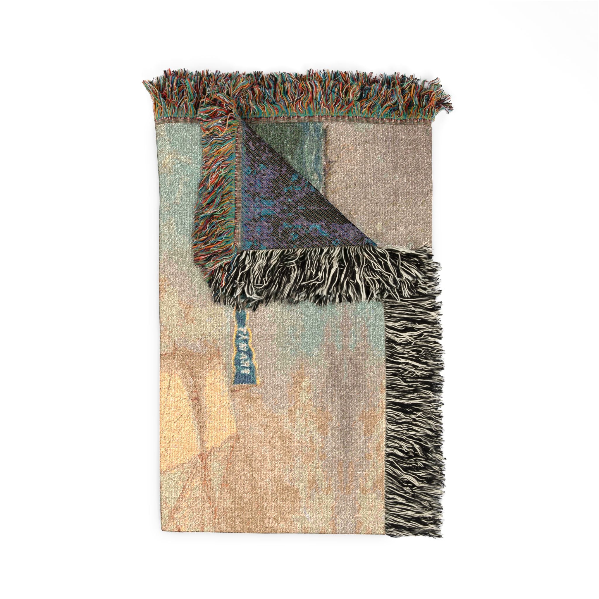 Sailing Clipper Woven Blanket / Wall Art: Nautical Ship Tapestry Throw 3 sizes
