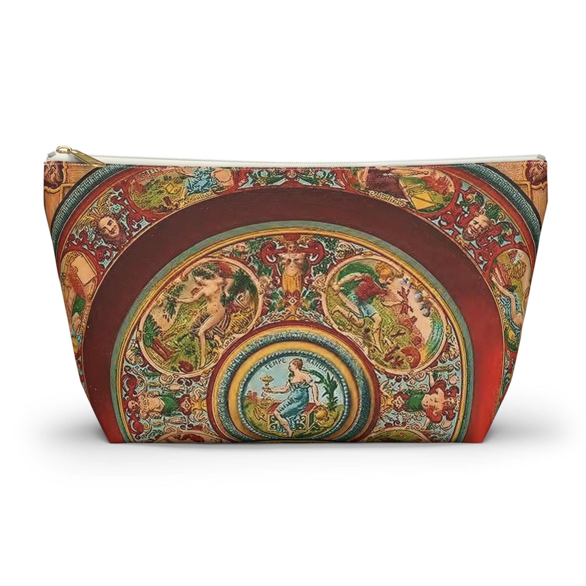 Renaissance Circles and Arches Accessory Pouch w T-bottom (2 sizes)