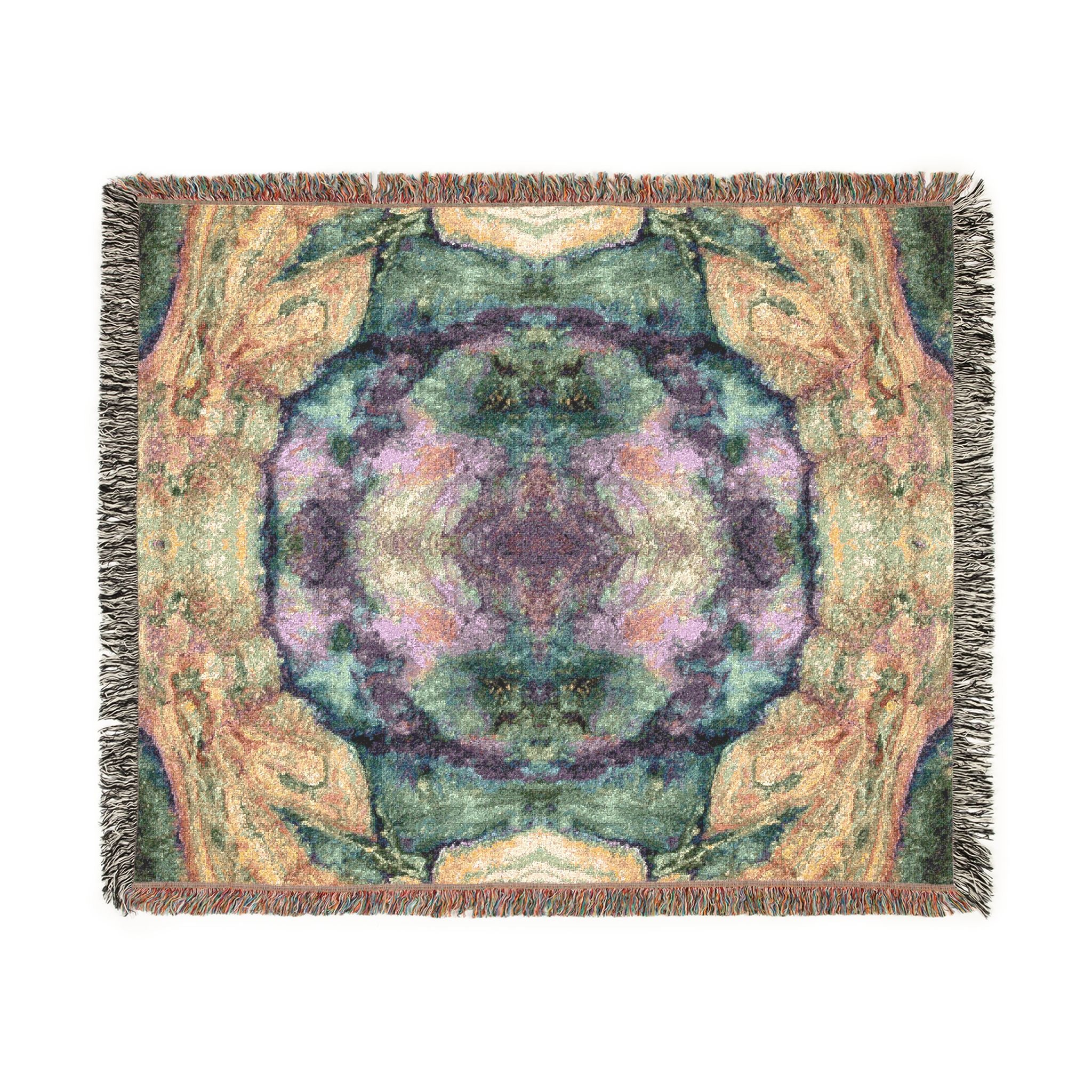 Kaleidoscope Mosaic Woven Blanket / Throw / Wall Art (3 sizes)