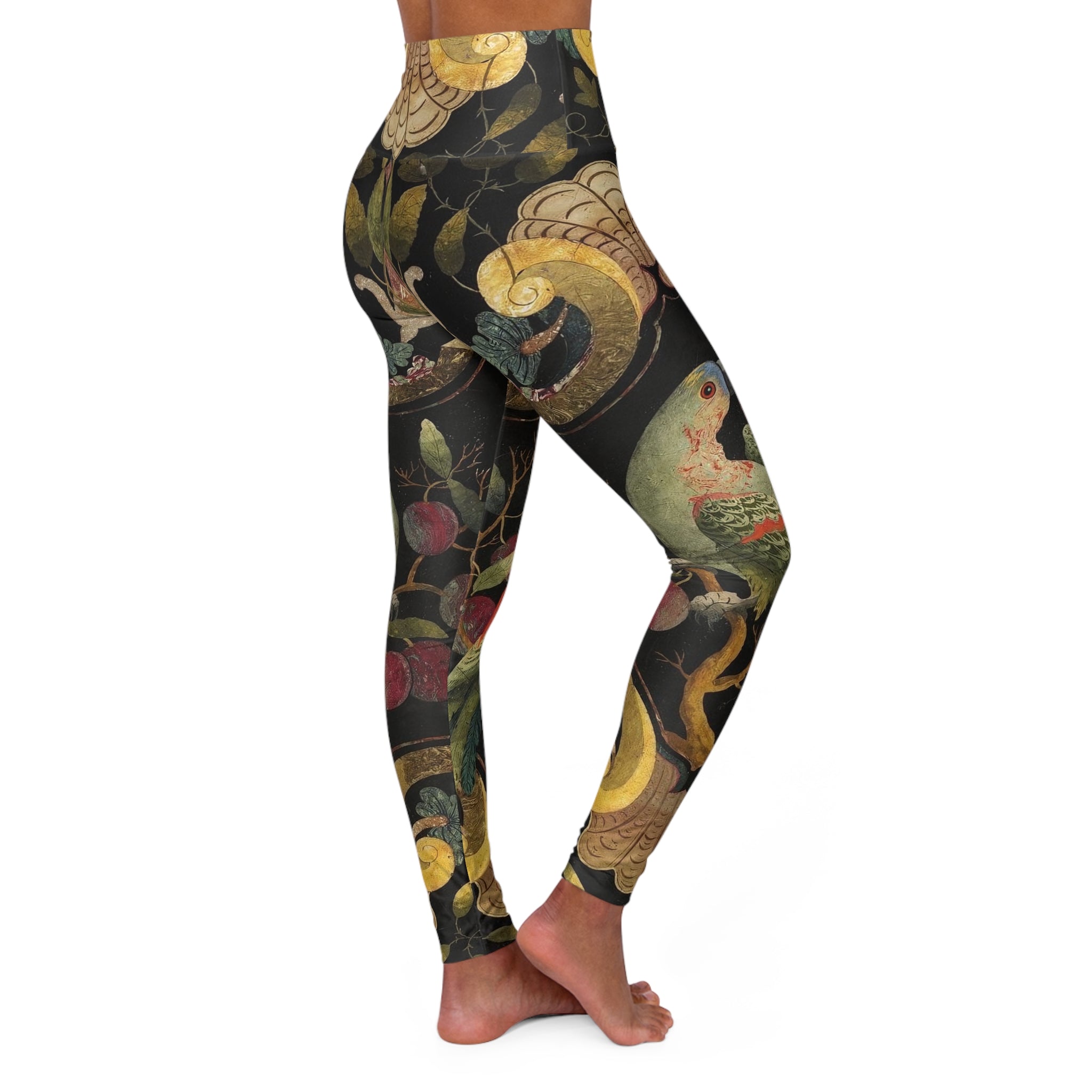 Artistic High Waisted Yoga Leggings | Bottoms (6 sizes)