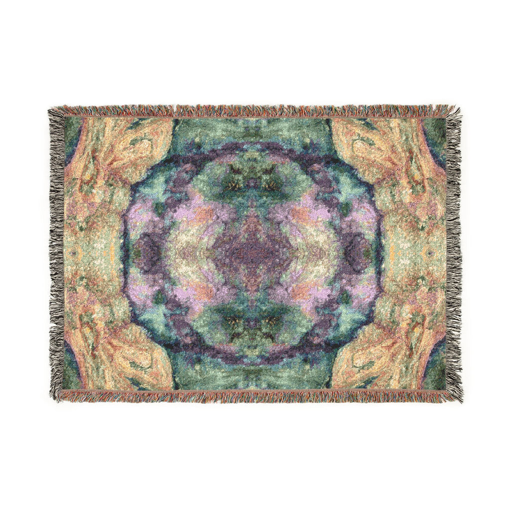 Kaleidoscope Mosaic Woven Blanket - Decorative Throw / Wall Hanging 3 sizes