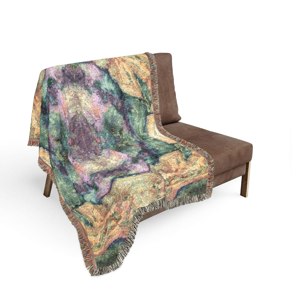 Kaleidoscope Mosaic Woven Blanket - Decorative Throw / Wall Hanging 3 sizes