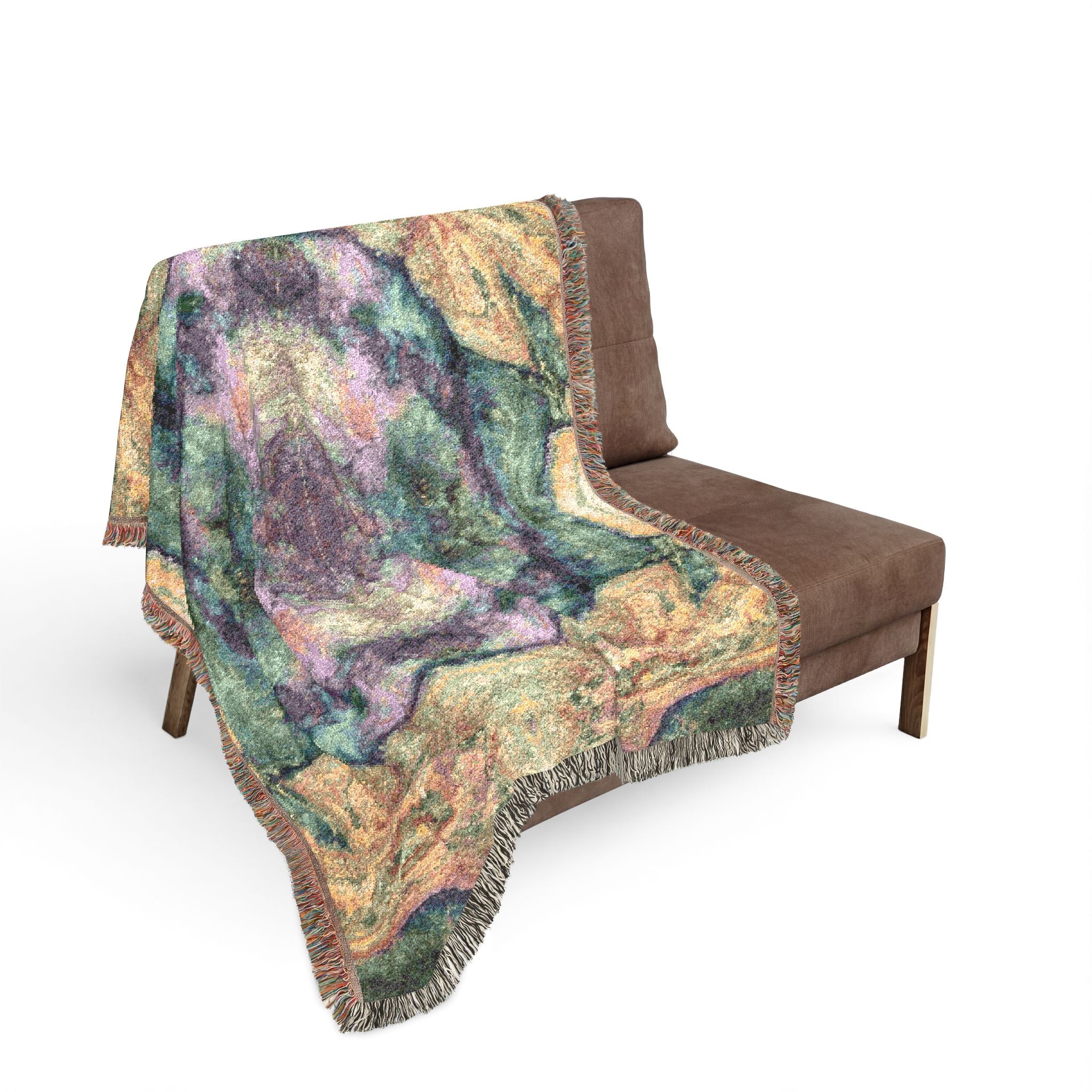 Kaleidoscope Mosaic Woven Blanket - Decorative Throw / Wall Hanging 3 sizes