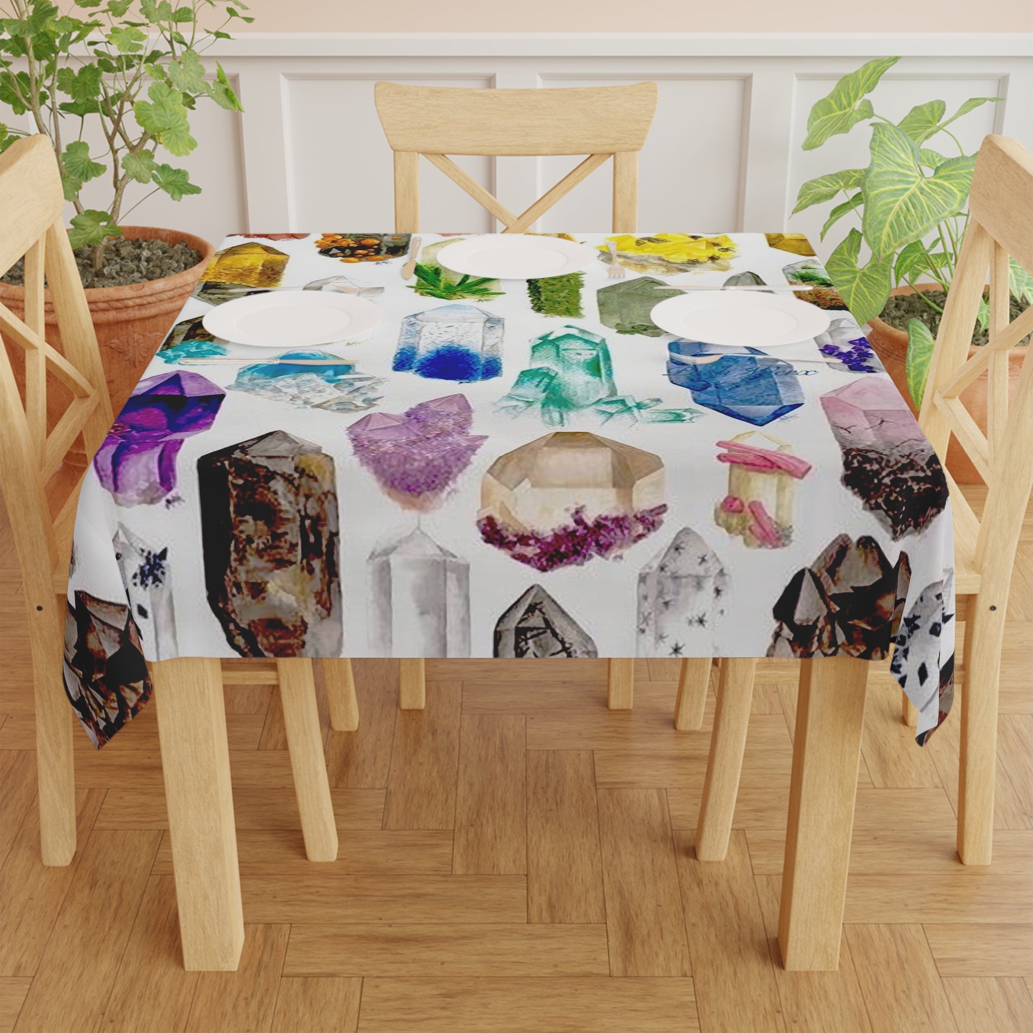 Gemstones 2 Table Cloth - Tablescapes / Kitchen