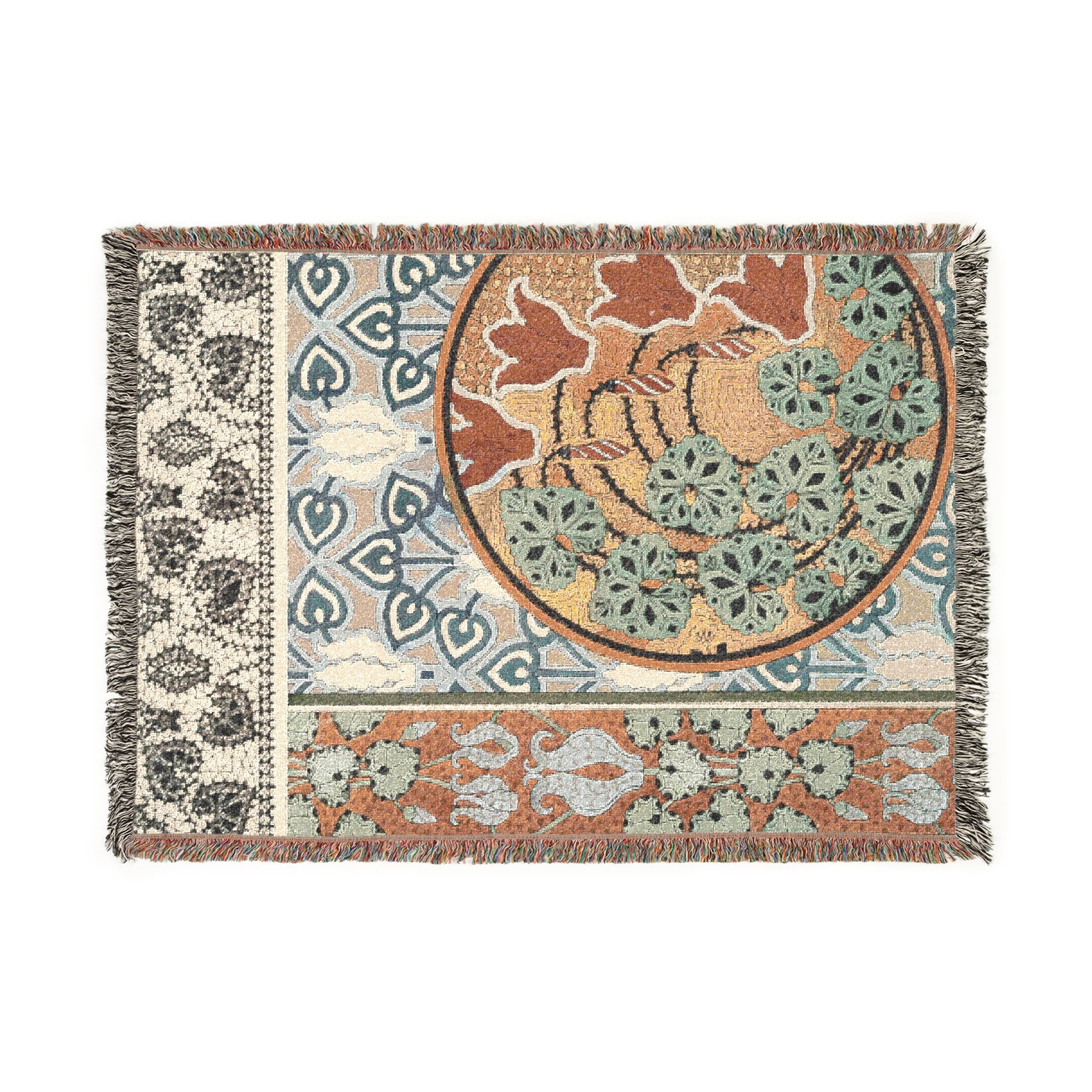 Deco Cyclamens: Woven Blanket / Wall Hanging (3 variants)