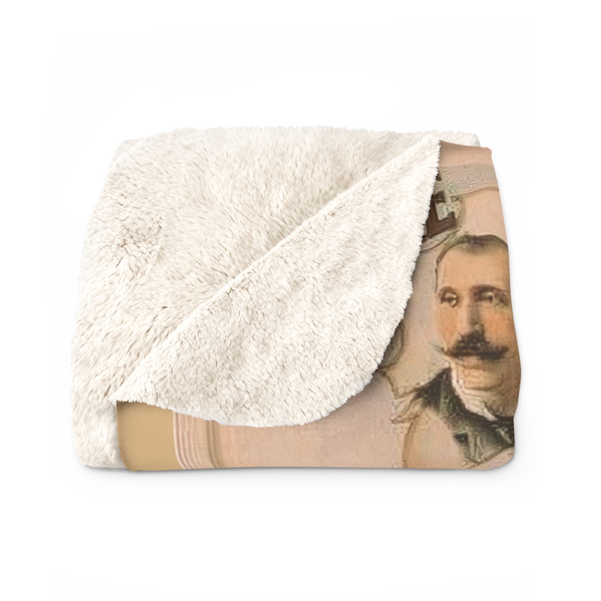 Bride of the Sea - Antique Poster Design / Sherpa Fleece Blanket / Wall Hanging