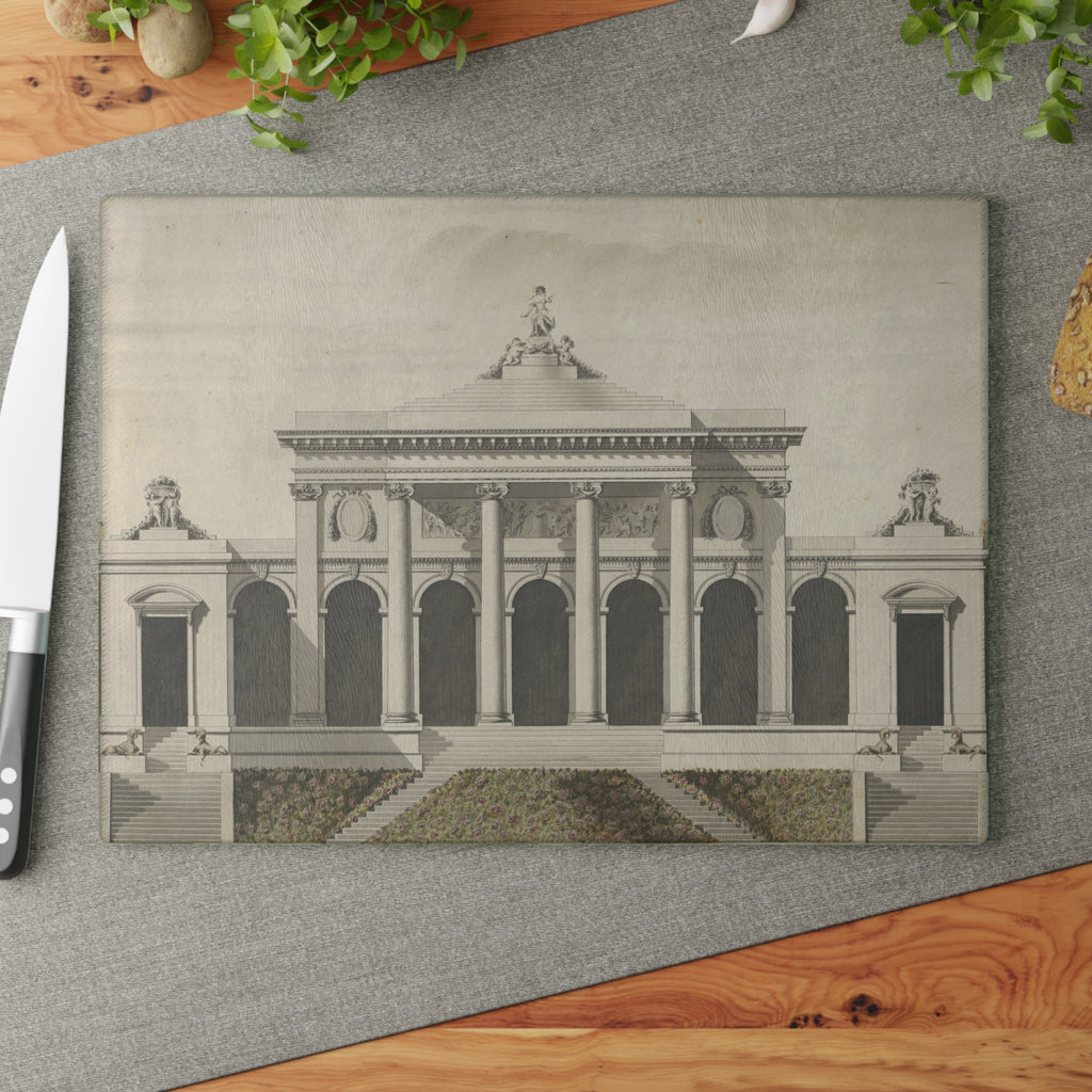 Architectural Glass Cutting Board - Elegant Kitchen Décor (2 sizes)