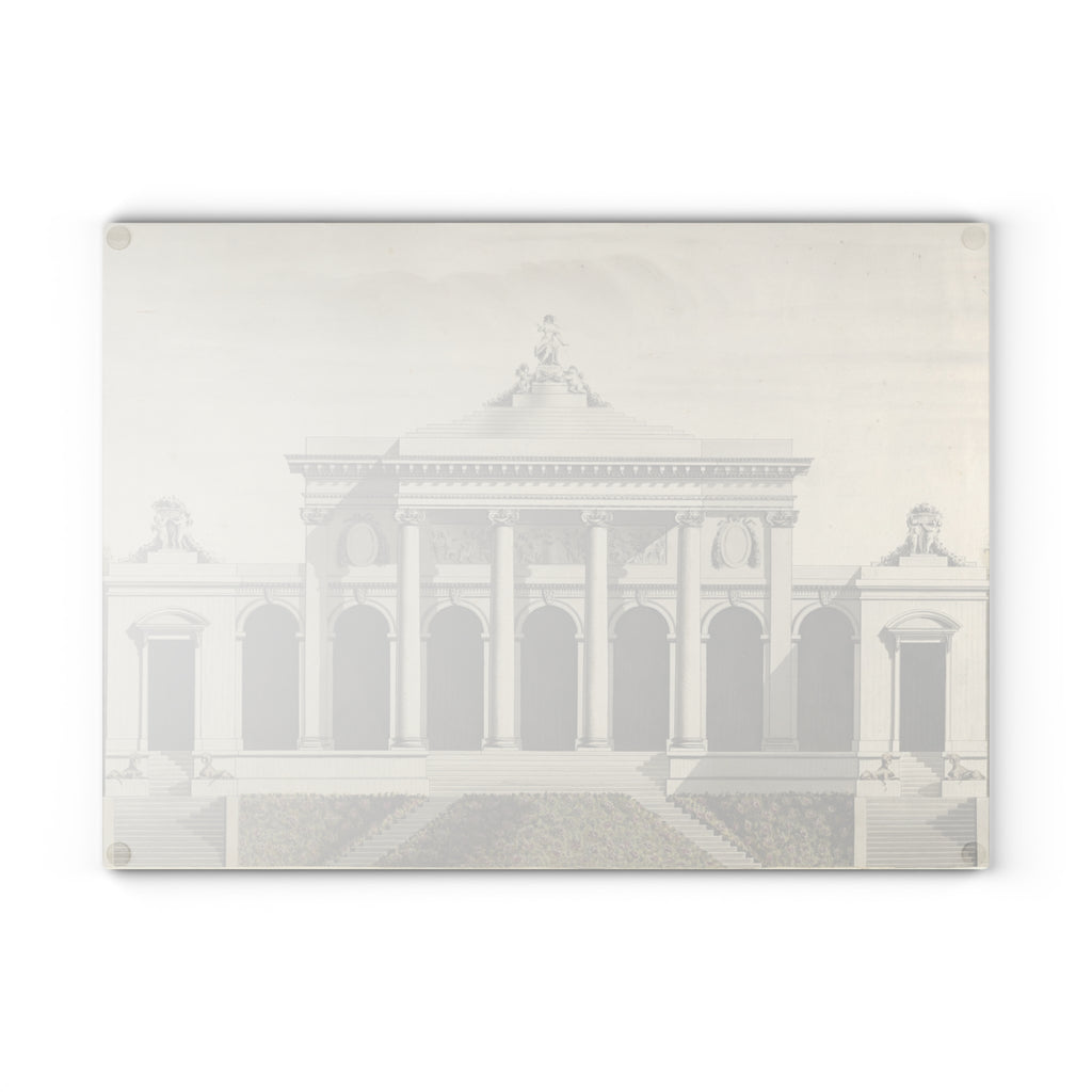 Architectural Glass Cutting Board - Elegant Kitchen Décor (2 sizes)