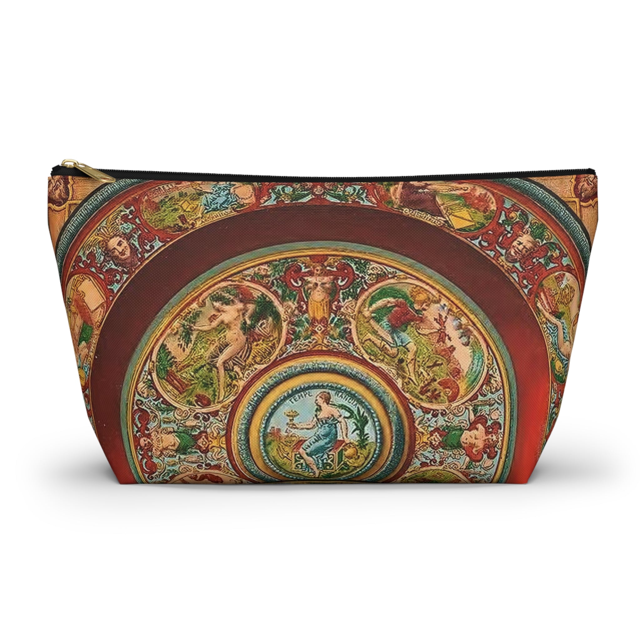 Renaissance Circles and Arches Accessory Pouch w T-bottom (2 sizes)