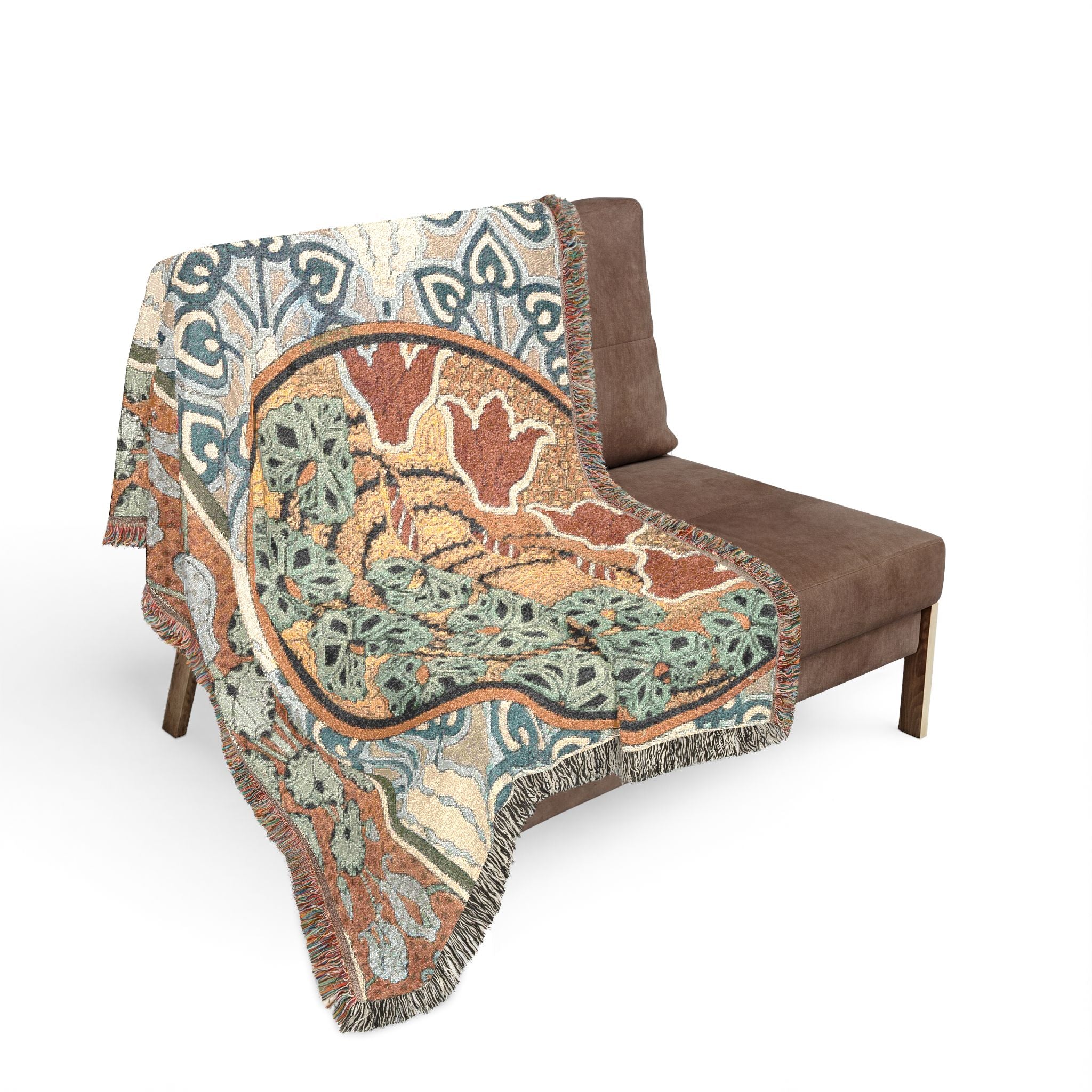 Deco Cyclamens: Woven Blanket / Wall Hanging (3 variants)