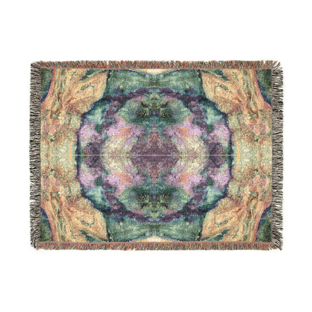 Kaleidoscope Mosaic Woven Blanket - Decorative Throw / Wall Hanging 3 sizes