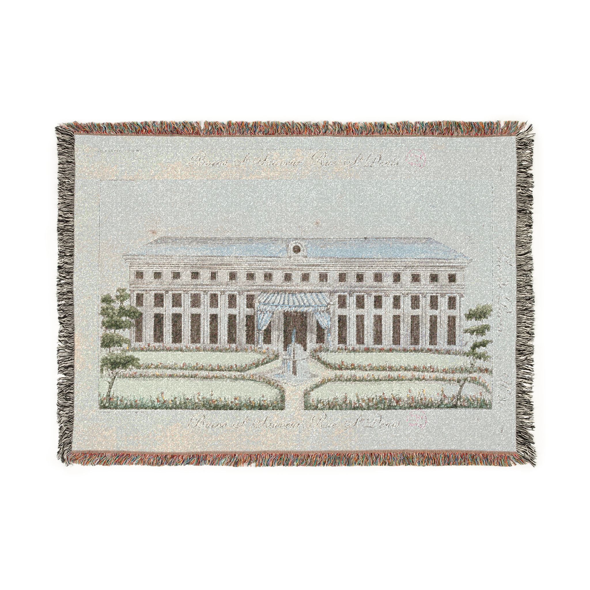 Parisian Architecture: Woven Blanket / Wall Art / Tapestry / Throw
