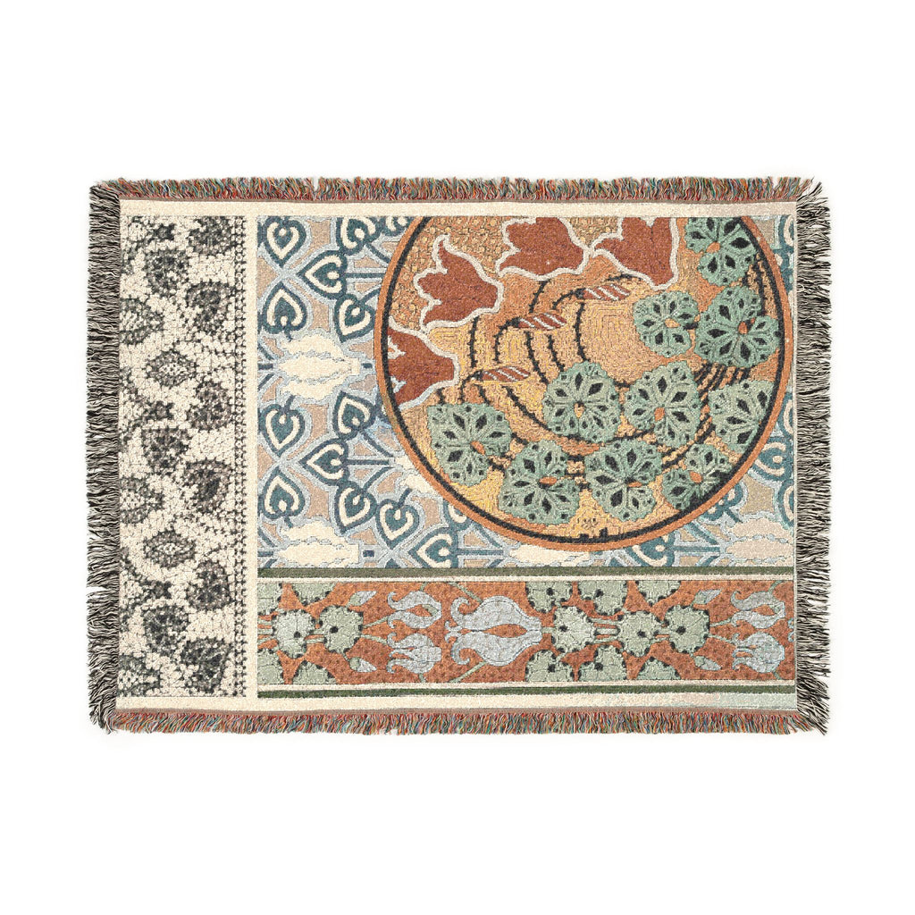 Deco Cyclamens: Woven Blanket / Wall Hanging (3 variants)