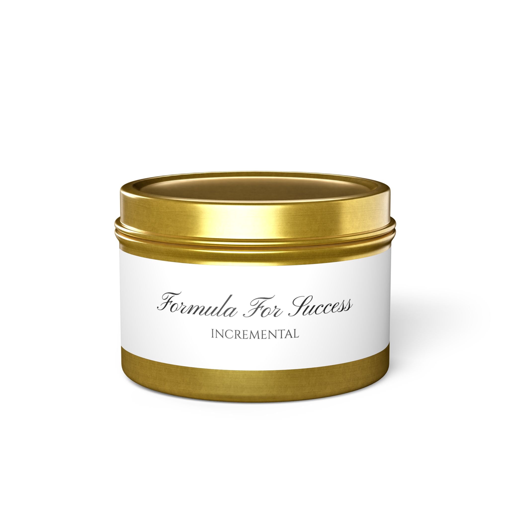 Formula For Success - Incremental: Tin Candle ( 2 sizes, 5 scents )