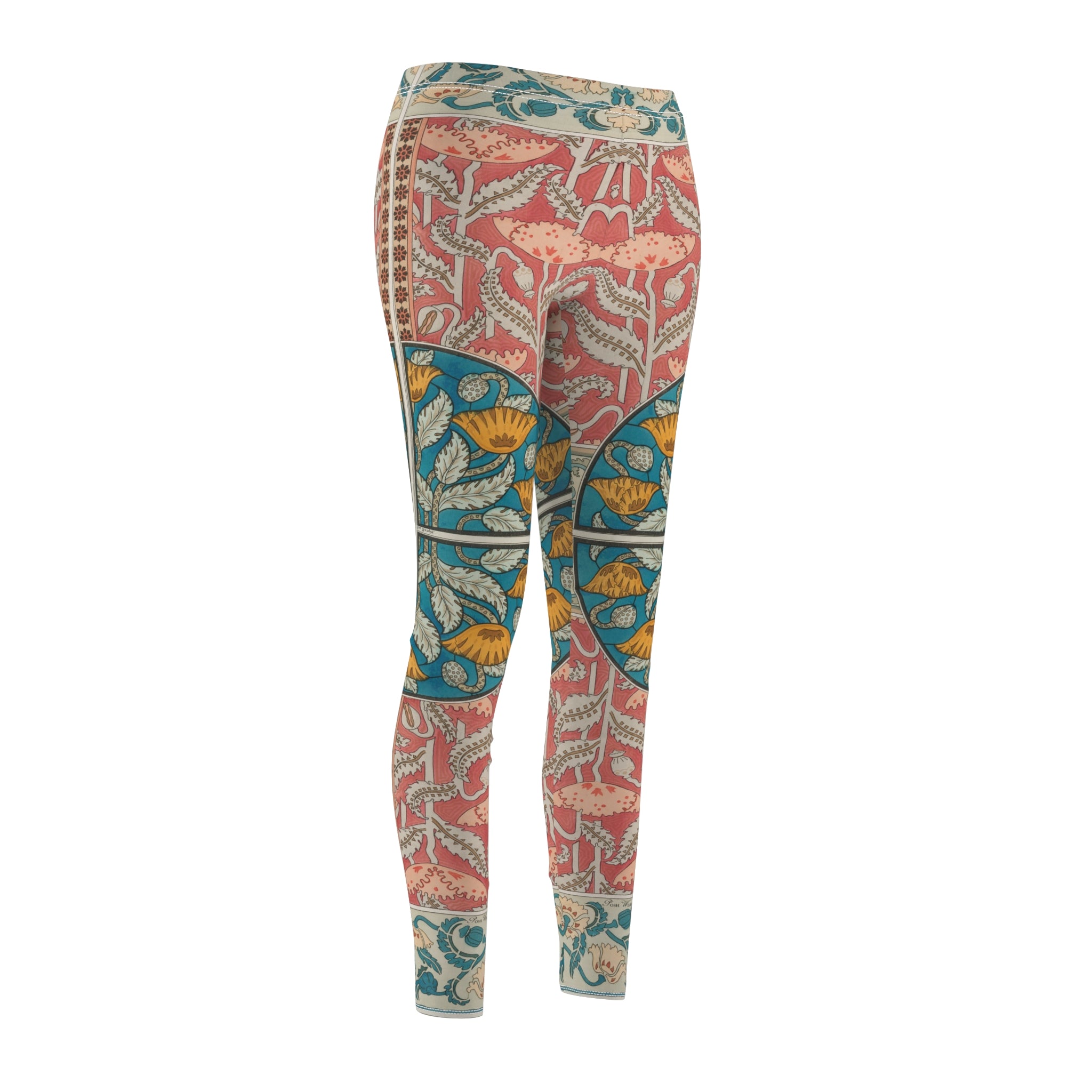 Deco Poppies Women's Casual Leggings / Bottoms (6 sizes)