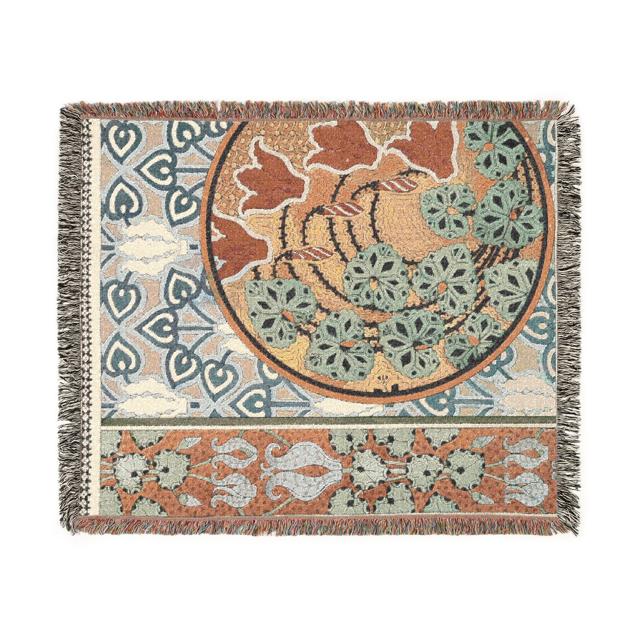 Deco Cyclamens: Woven Blanket / Wall Hanging (3 variants)