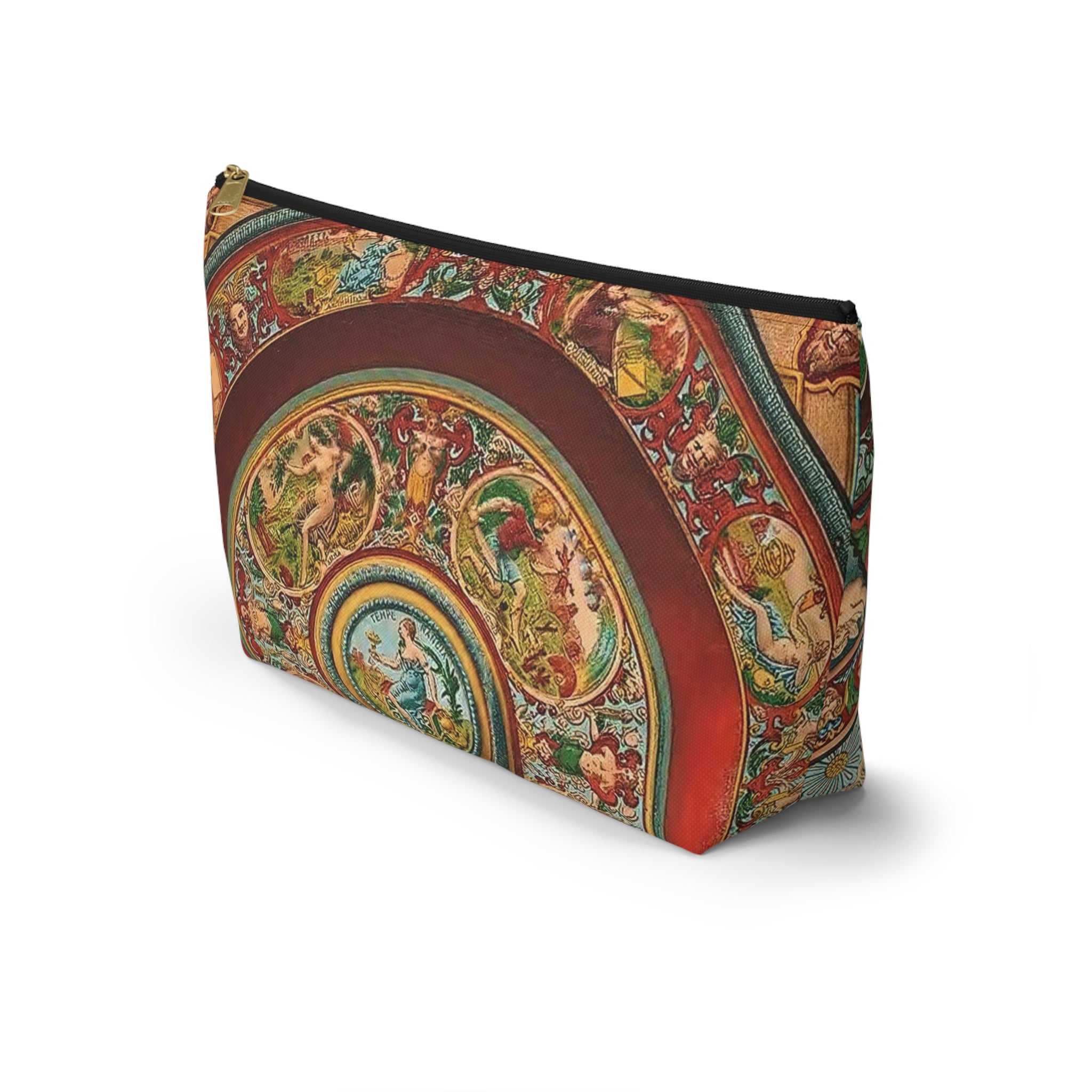 Renaissance Circles and Arches Accessory Pouch w T-bottom (2 sizes)