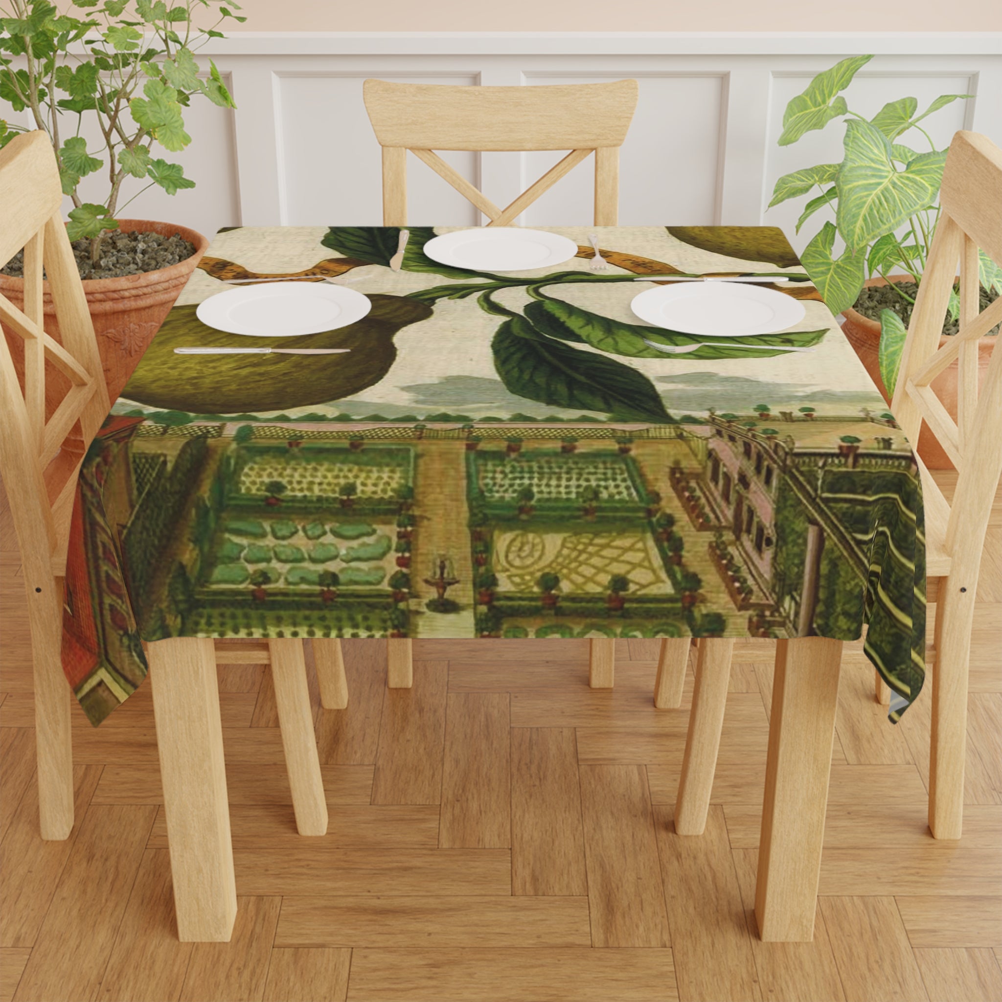 Italian Lemon Farm Table Cloth -Tablescapes / Kitchen (1 size)