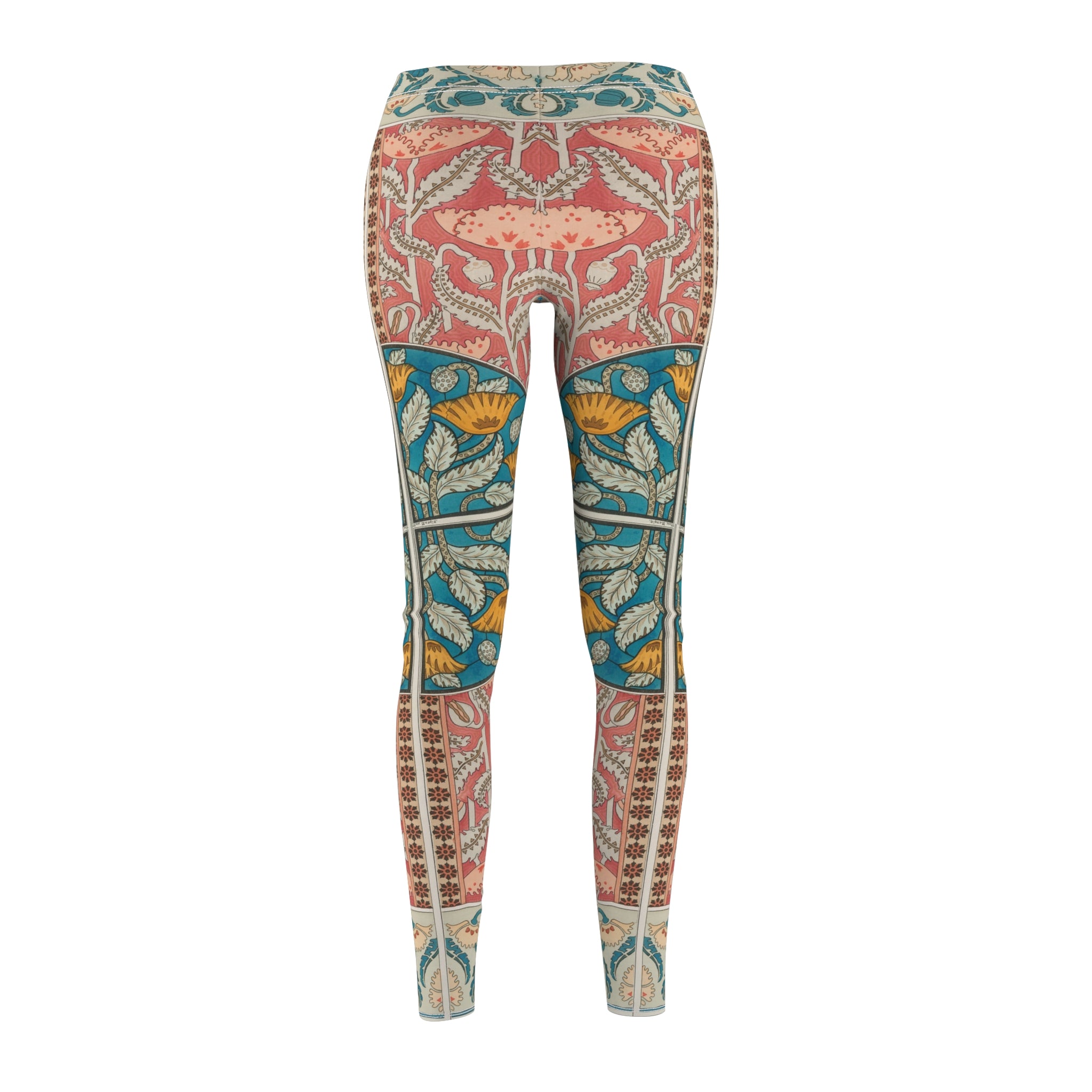 Deco Poppies Women's Casual Leggings / Bottoms (6 sizes)