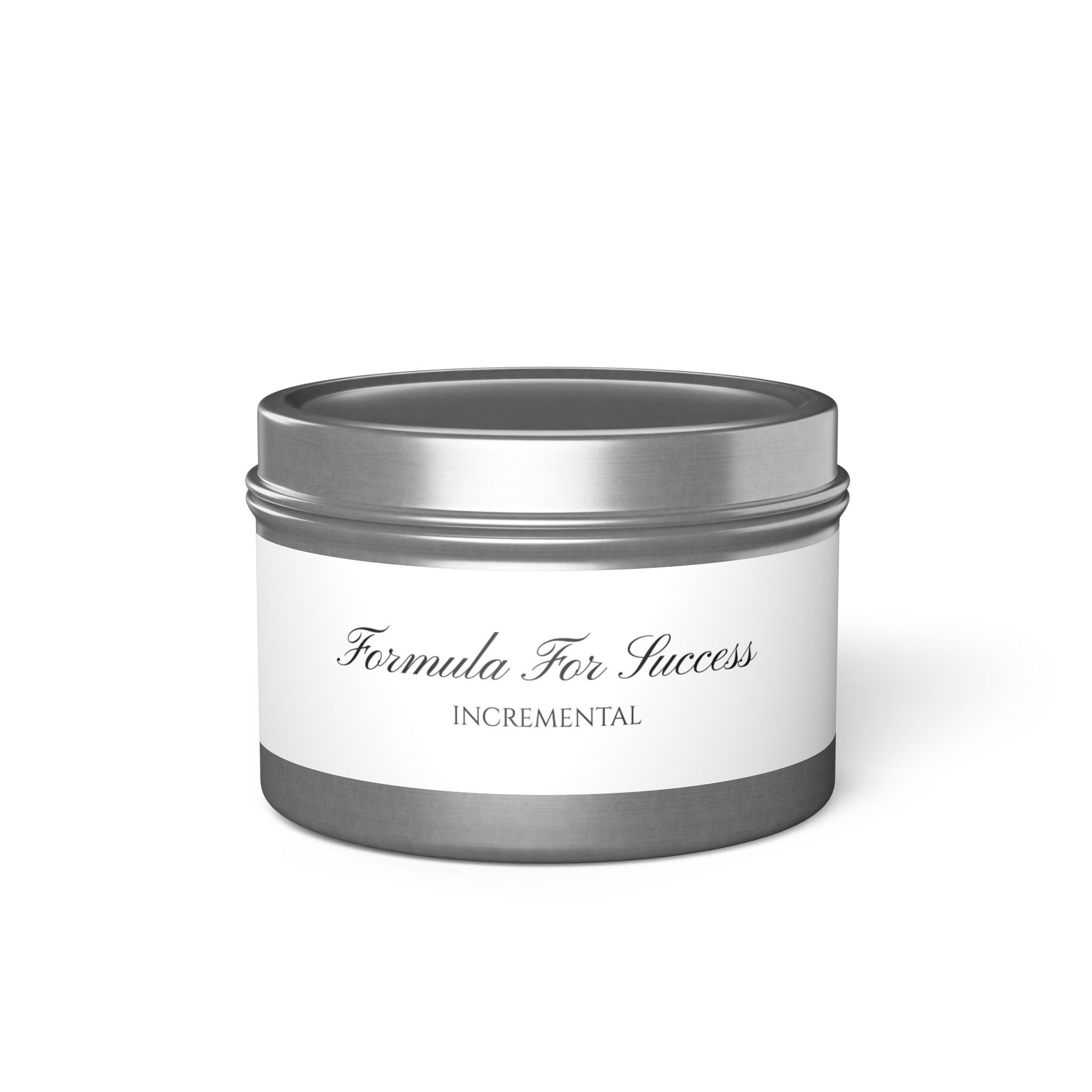 Formula For Success - Incremental: Tin Candle ( 2 sizes, 5 scents )